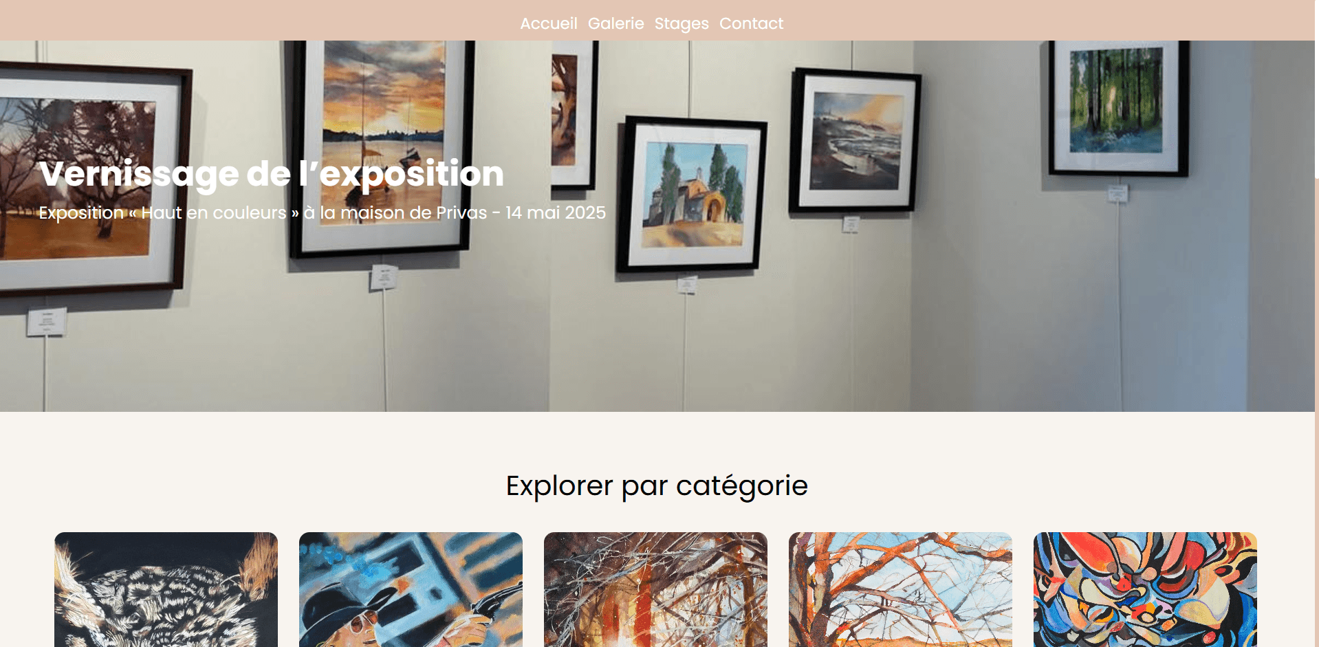 Visuel du projet serendipitartist.com